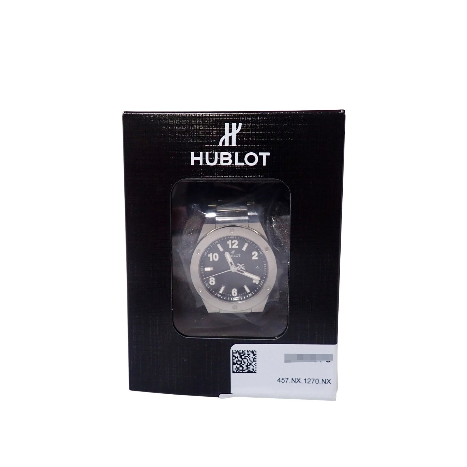 新品 未開封 HUBLOT ウブロ ビッグバン インテグレーテッド タイムオンリー チタニウム 457.NX.1270.NX メンズ 腕時計