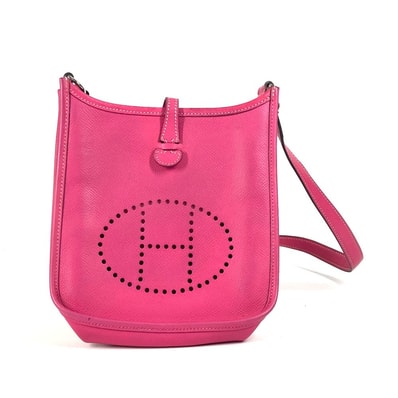 エルメス HERMES エブリン TPM 16 エブリンTPM カバン 斜め掛け ポシェット ショルダーバッグ レザー P□刻 ローズティリアン ピンク