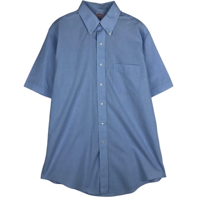 古着 ブルックスブラザーズ Brooks Brothers Est.1818 TRADITIONAL FIT 半袖 ボタンダウンシャツ メンズM相当/eaa644910