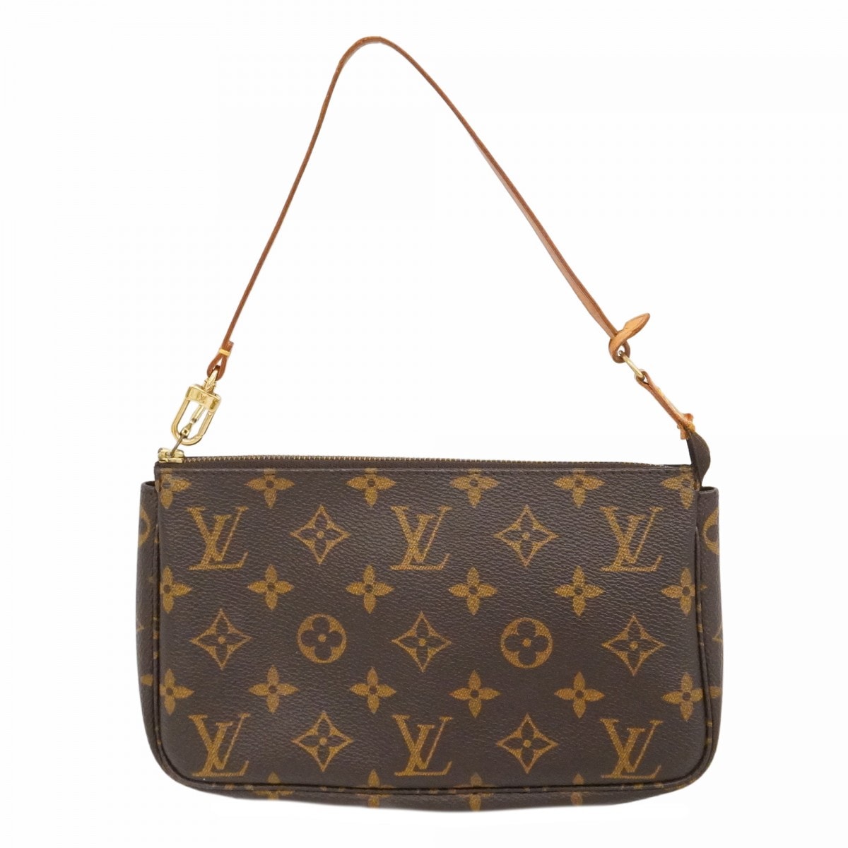 【6dc2365】ルイヴィトン ポーチ モノグラム ポシェットアクセソワール M51980 ブラウン【中古】レディース