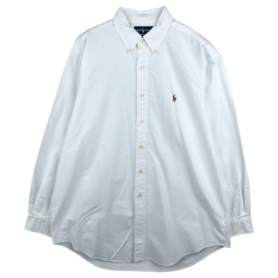 古着 ラルフローレン Ralph Lauren YARMOUTH 長袖 ボタンダウンシャツ メンズL相当/eaa608017
