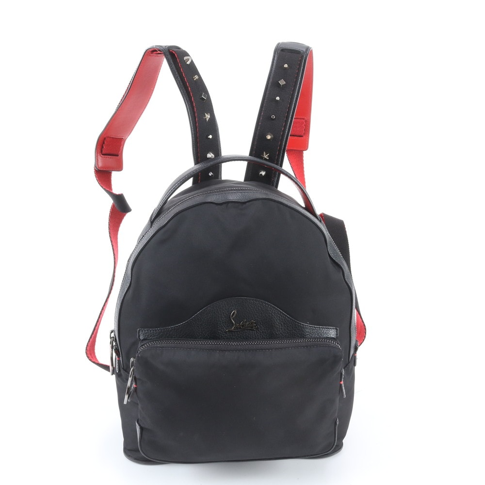 ■極美品 クリスチャンルブタン バックルビ スモール スタッズ