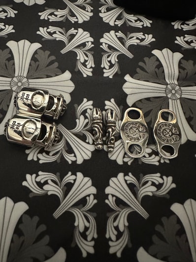 Chrome Hearts Shoe Lace Deter V1 "Silver"