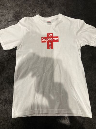Supreme Cross Box Logo Tee "White"