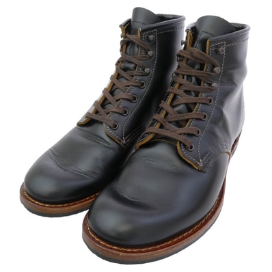 RED WING レッドウィング ブーツ 9060 Beckman Flatbox ベックマン フラットボックス ブーツ ブラック系 ブラウン系 25.5cm【美品】【中古】