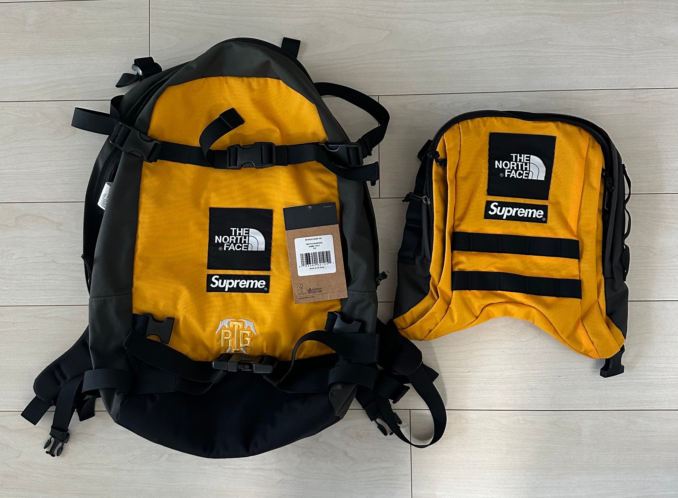 Supreme x The North Face RTG Backpack. 35L "Yellow"