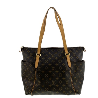 LOUIS VUITTON ルイ・ヴィトン トータリーMM トートバッグ M56689 モノグラム ブラウン レディース【中古】