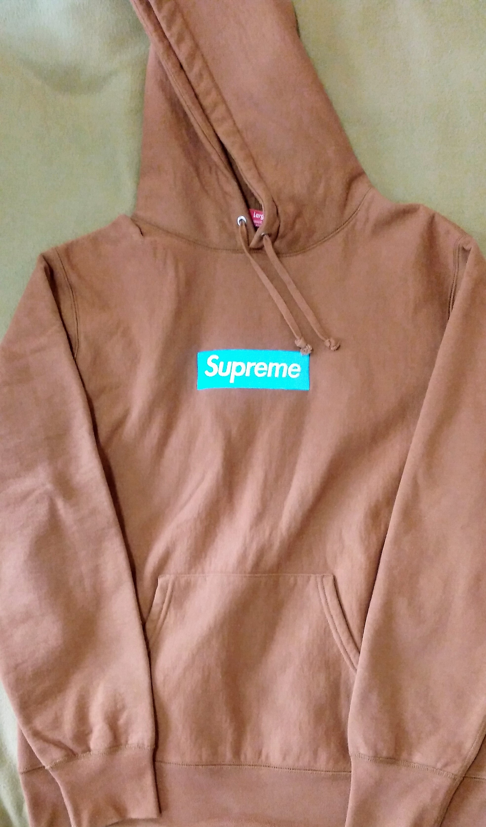 Supreme Box Logo Hooded Sweatshirt "Rust" (17FW)