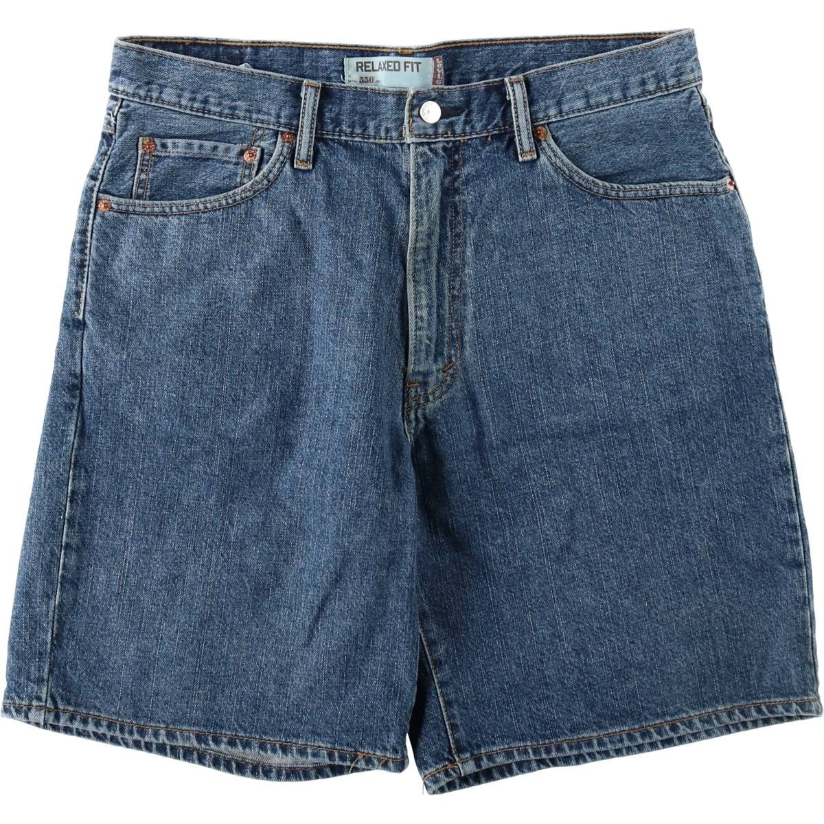 古着 リーバイス Levi's 550 RELAXED FIT COUPE RELAX デニムショーツ ショートパンツ メンズw36相当/eaa647692