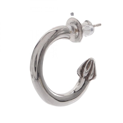 クロムハーツ CHROME HEARTS プレーン フープ ピアス ジュエリー シルバー925 K14 メンズ シルバー系 / ゴールド系 【中古】