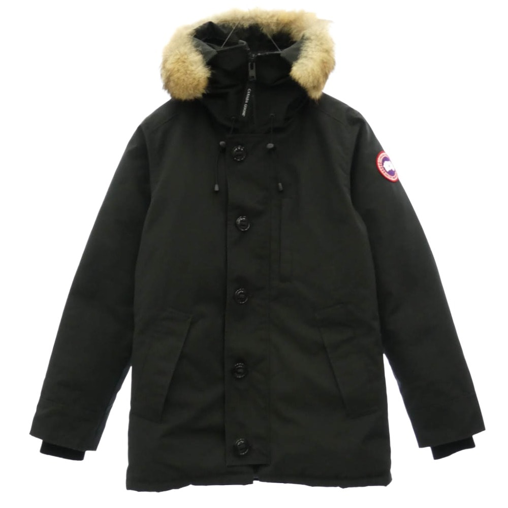 CANADA GOOSE カナダグース 3426MA CHATEAU PARKA シャトー パーカ サザビーリーグタグ ファー ダウン ジャケット ブラック系 S【中古】