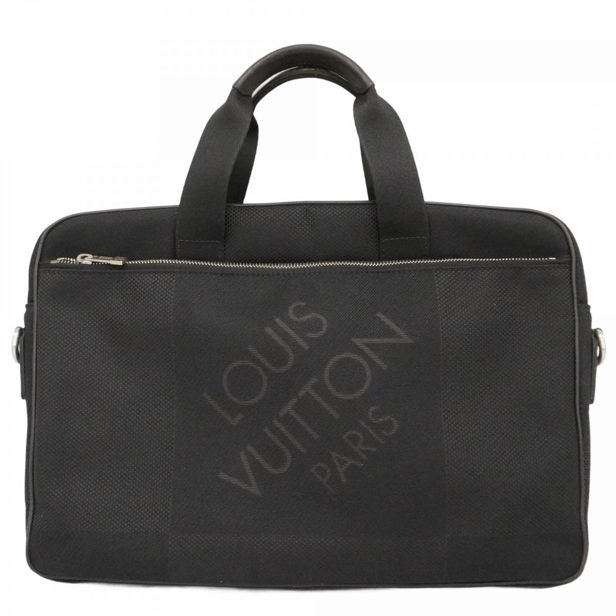 【6dd4630-k】ルイヴィトン ブリーフケース ダミエ・ジェアン アソシエPM N58038 ノワール【中古】メンズ