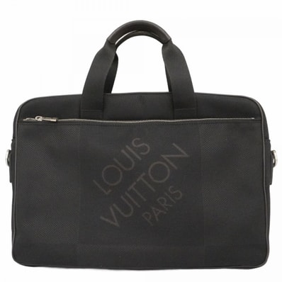 【6dd4630-k】ルイヴィトン ブリーフケース ダミエ・ジェアン アソシエPM N58038 ノワール【中古】メンズ