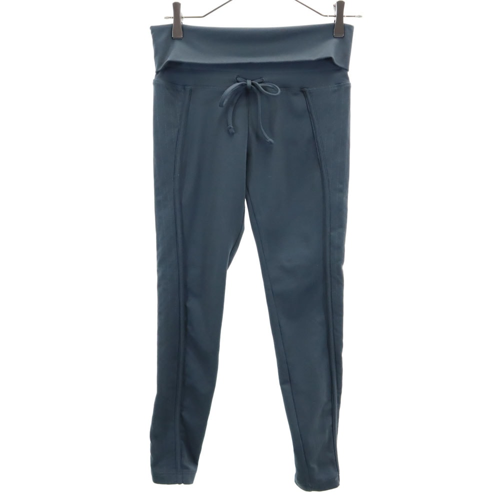 adidas by Stella McCartney アディダスバイステラマッカートニー トレーニング ロングパンツ XS グレー ウエスト折り返し