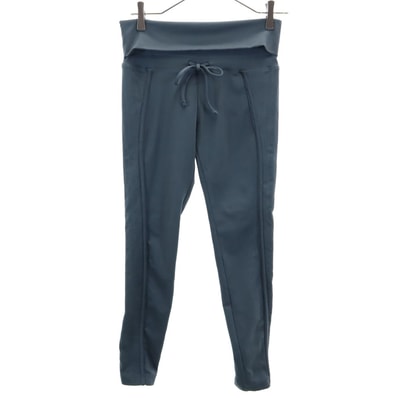 adidas by Stella McCartney アディダスバイステラマッカートニー トレーニング ロングパンツ XS グレー ウエスト折り返し