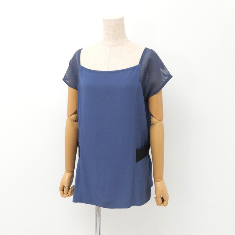 ISSEY MIYAKE イッセイミヤケ カットソー サイズ2 異素材 プルオーバー カットソー ブランド古着【中古】20240528/GP9656