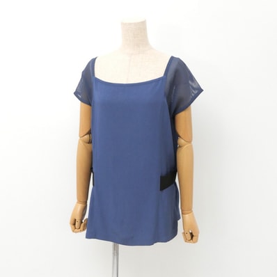 ISSEY MIYAKE イッセイミヤケ カットソー サイズ2 異素材 プルオーバー カットソー ブランド古着【中古】20240528/GP9656