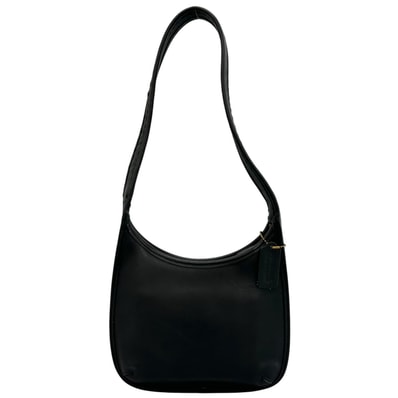 美品 COACH コーチ オールドコーチ エルゴ 9020 ハンドバッグ レザー ブラック レディース ワンショルダー【中古】