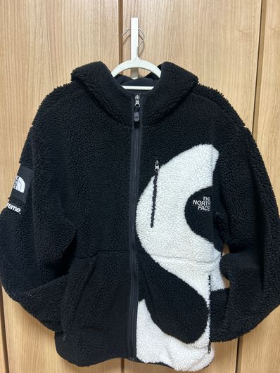 Supreme x The North Face S Logo Hooded Fleece Jacket "Black"