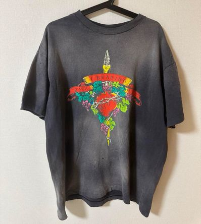 SAINT Mxxxxxx 24SS x LASTMAN Beating Short Sleeve T-Shirt "Black"