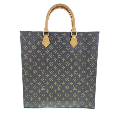 【値下げ】LOUIS VUITTON ルイ・ヴィトン サック プラ トートバッグ M51140 モノグラム ブラウン レディース【中古】