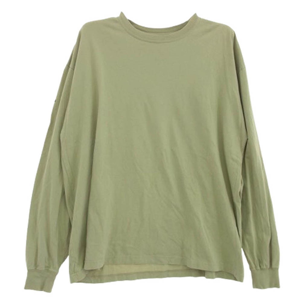 NEIGHBORHOOD ネイバーフッド カットソー 23SS 231PCNH-LT10 SRL TEE LS-2 バック アーム プリント ロングスリーブ Tシャツ 長袖カットソー ライトグリーン系 XXL【中古】