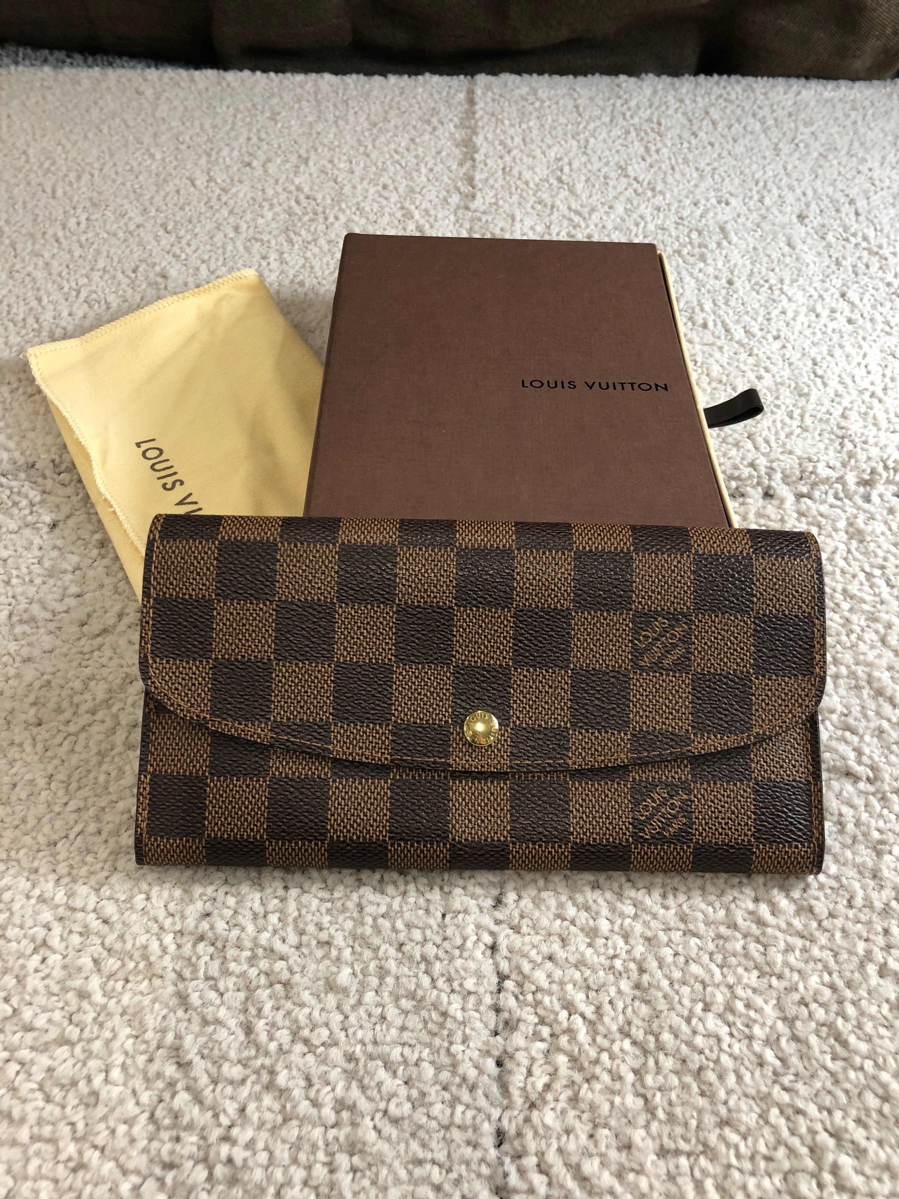 Louis Vuitton Emilie Wallet Damier "Rose Ballerine"