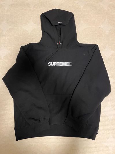 Supreme Motion Logo Hooded Sweatshirt "Black" (23SS)