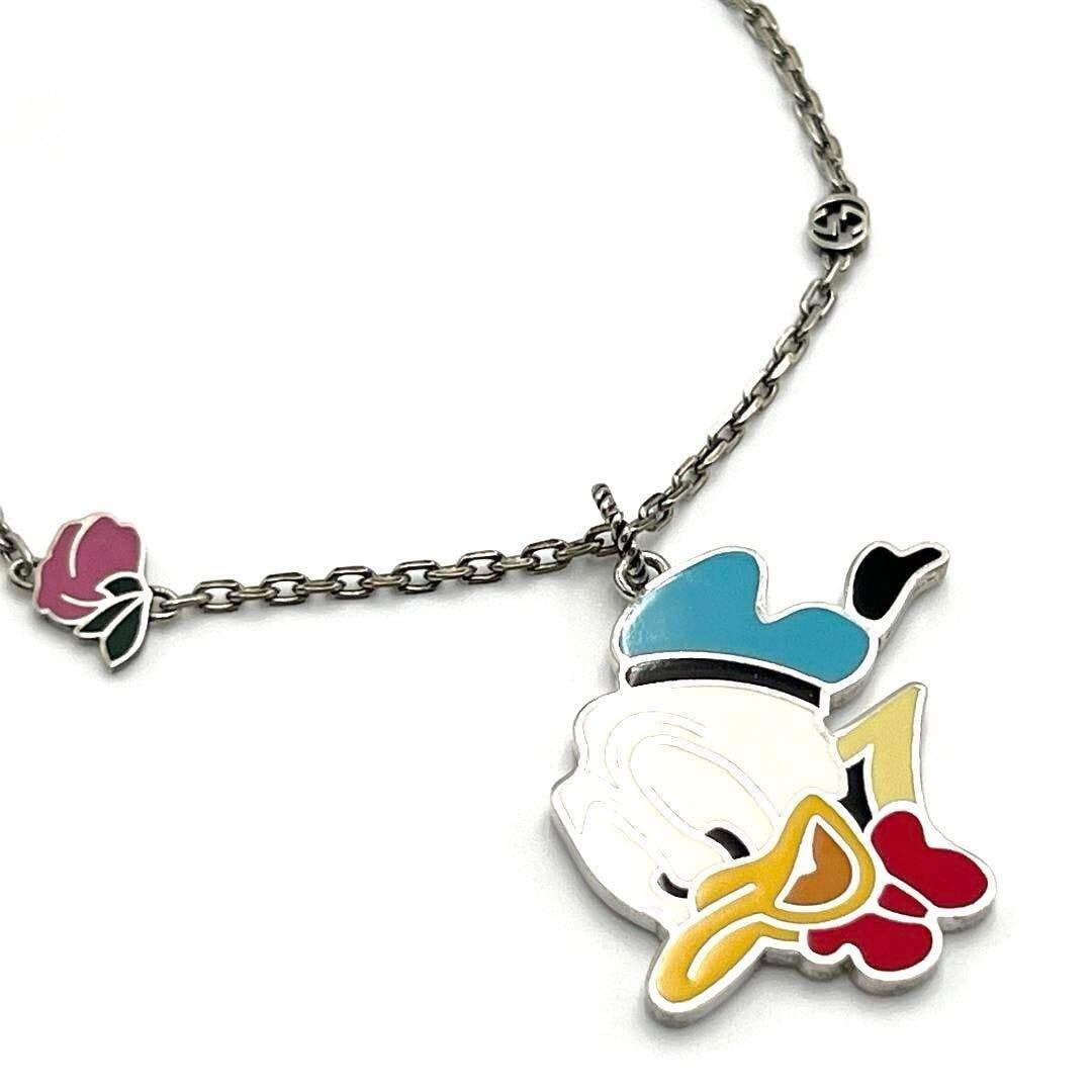 【コラボ限定】グッチ x ディズニー ドナルド ロング ペンダント ネックレス