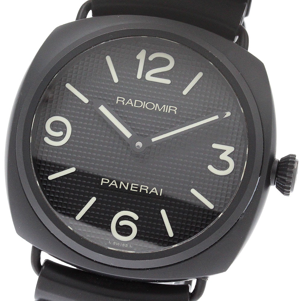 ☆良品 パネライ ラジオミール チェラミカ PAM00643 メンズ 【中古】