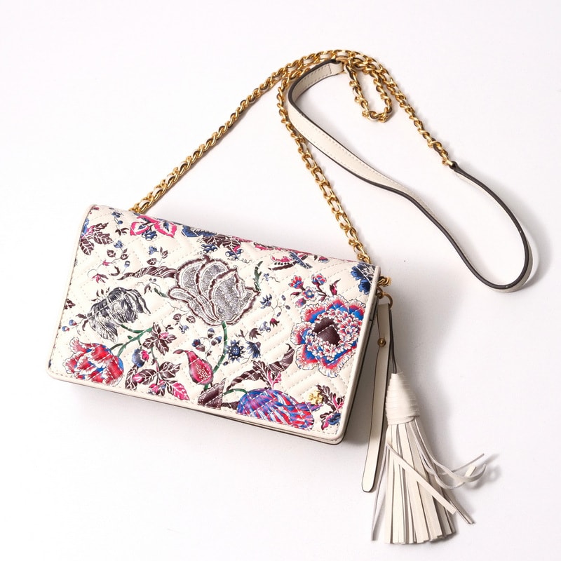 Tory Burch トリーバーチ FLEMING PRINTED WALLET CROSSBODY ショルダーバッグ フレミング 2WAY クロスボディバッグ 財布 ハッピータイムス ブランド古着【中古】20241212/RA2600