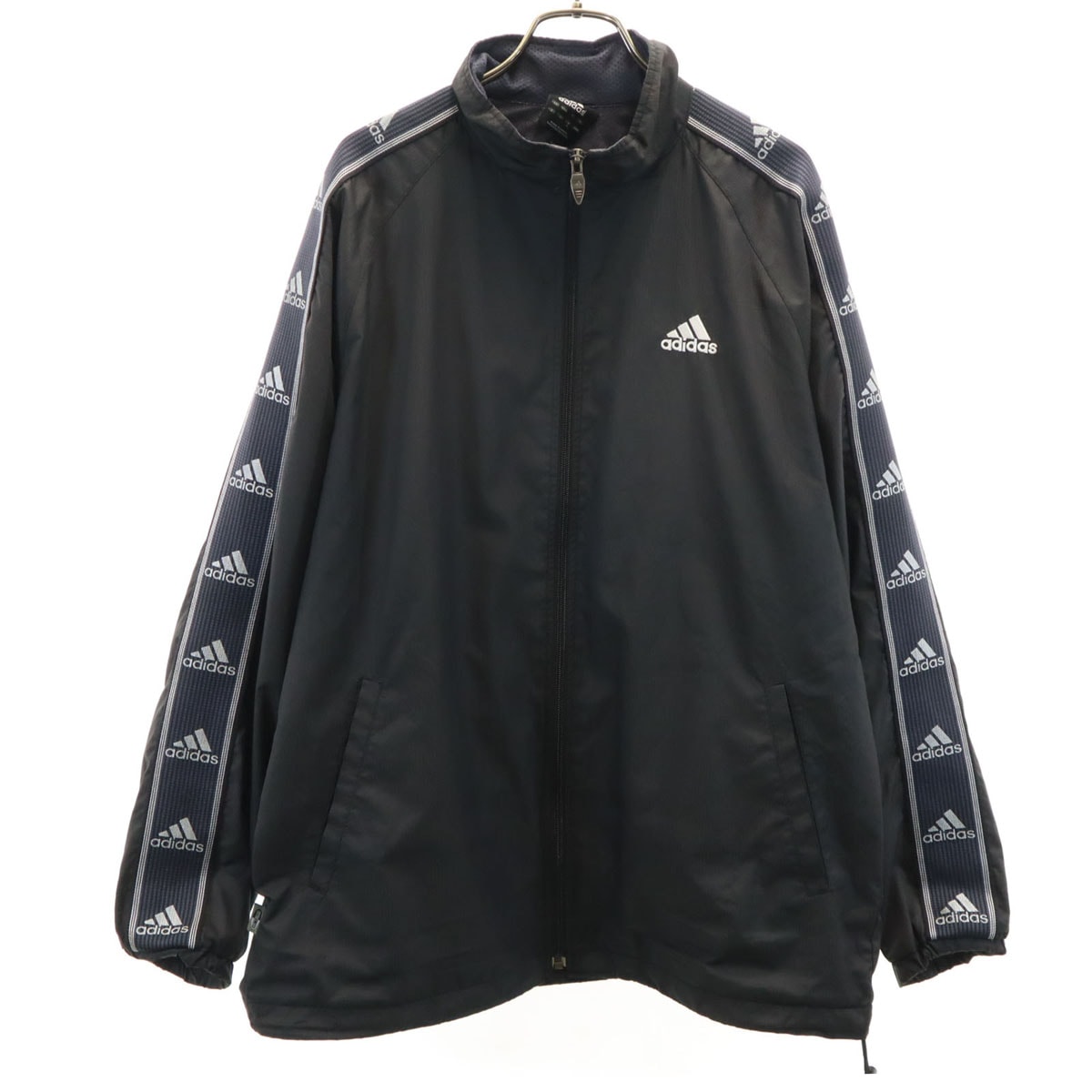 adidas アディダス ジップジャケット L ブラック系 裏メッシュ