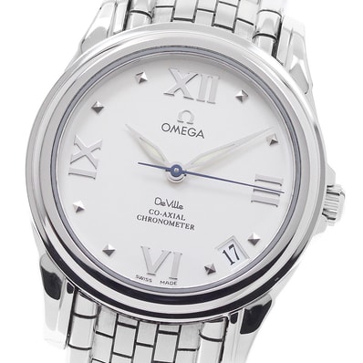 ☆美品 オメガ デビル コーアクシャル 4581.31 レディース 【中古】