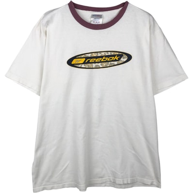 古着 00年代~ リーボック Reebok ロゴプリントTシャツ USA製 メンズL相当/eaa638432