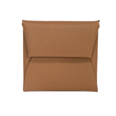 HERMES エルメス バスティア ヴェルソ ペパーミント パステル ブラウン バイカラー スナップボタン 小銭入れ 財布 未使用 ヴォーエプソン アルザン コインケース H078477CKAV