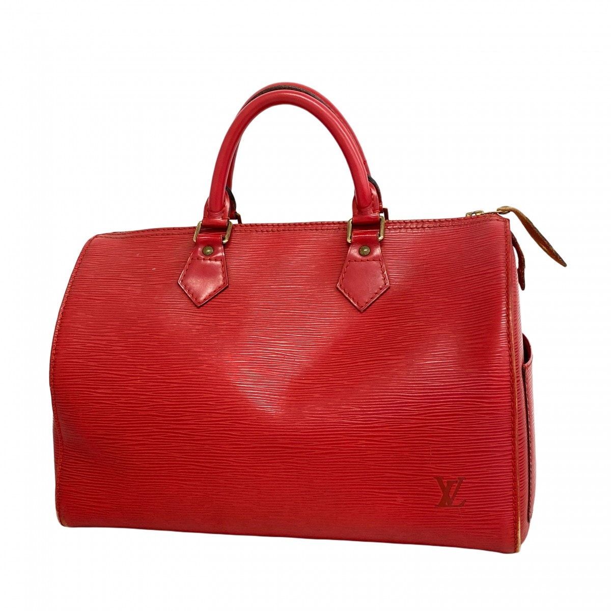 【6dd4009】ルイヴィトン ハンドバッグ エピ スピーディ30 M43007 カスティリアンレッド【中古】レディース