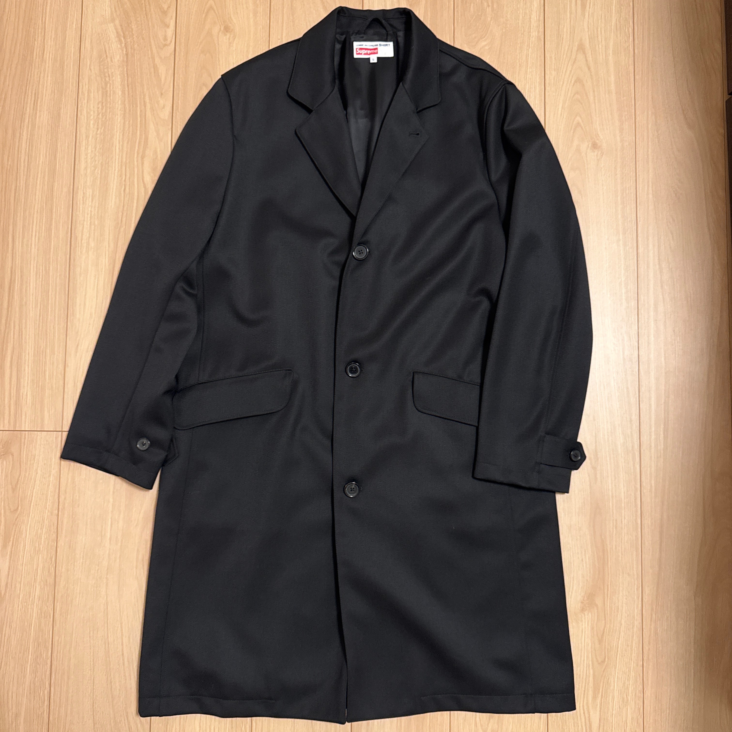 Supreme Comme des Garcons Wool Overcoat
