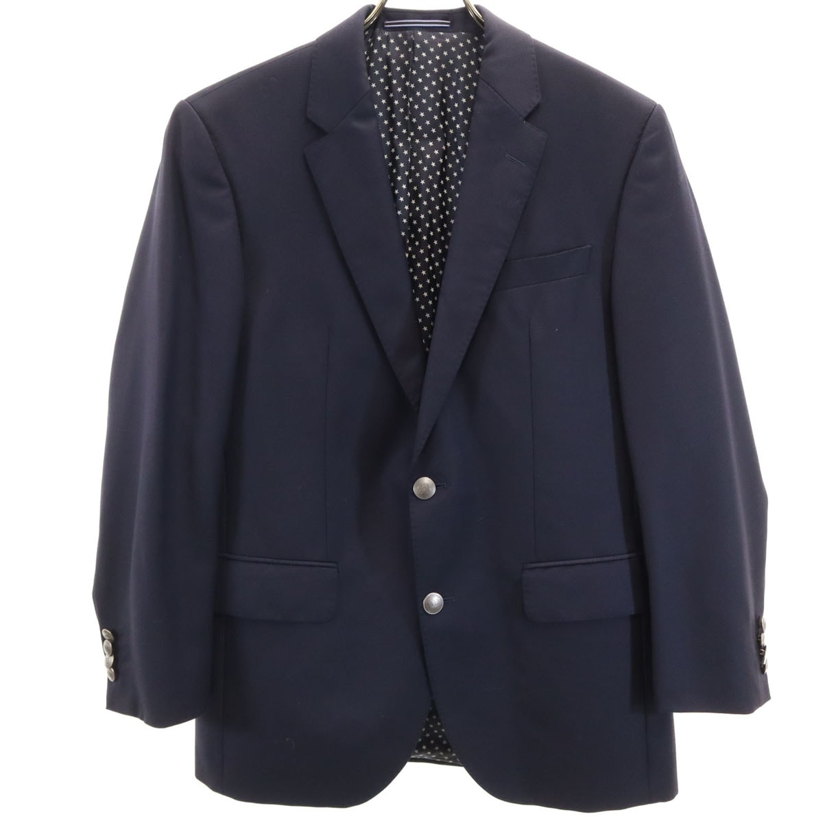 TOMMY HILFIGER トミーヒルフィガー テーラードジャケット 48 ネイビー ブレザー