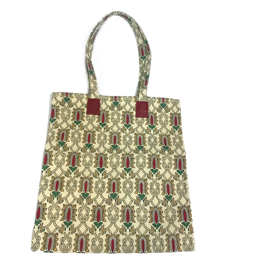 グッチ GUCCI 総柄 カバン 肩掛け ショルダーバッグ トートバッグ キャンバス マルチカラー