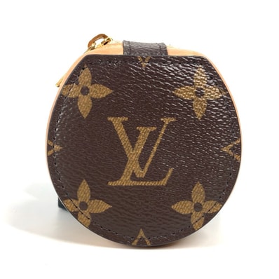 ルイヴィトン LOUIS VUITTON エテュイ イヤフォン GI0495 モノグラム airpods エアポッズ イヤホン イヤフォンケース モノグラムキャンバス ブラウン