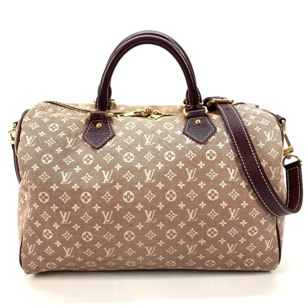 ルイヴィトン LOUIS VUITTON スピーディバンドリエール30 M56704 モノグラムイディール 2WAYバッグ ミニボストンバッグ ショルダーバッグ カバン ハンドバッグ モノグラムイディール セピア ブラウン