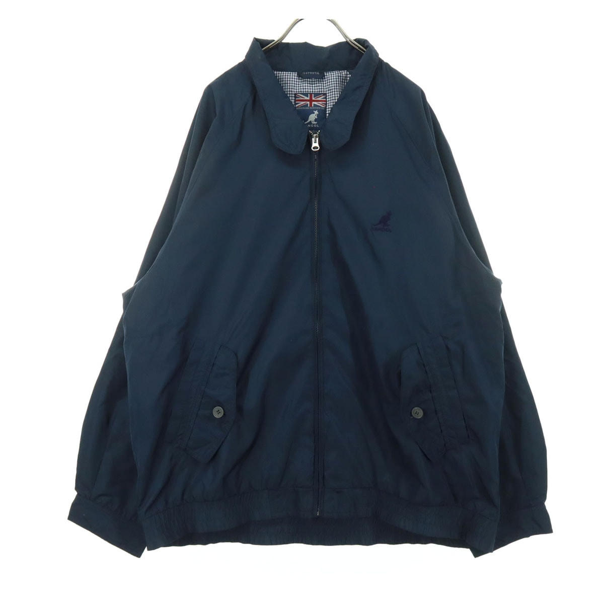 美品 KANGOL カンゴール 長袖 スウィングトップ 4L ネイビー