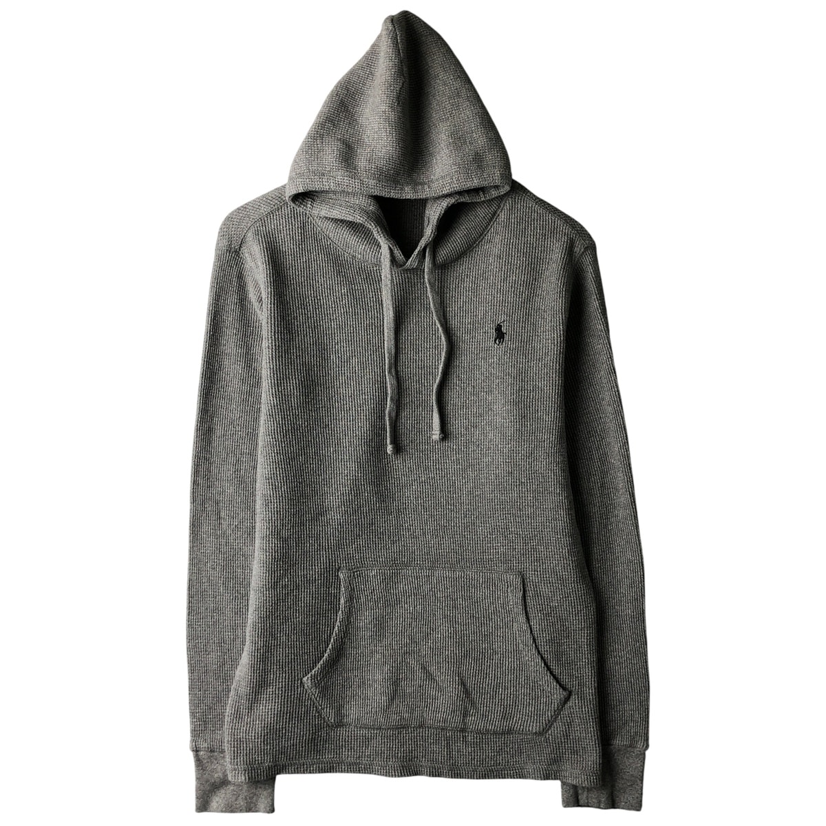 古着 ラルフローレン Ralph Lauren POLO RALPH LAUREN フード付き サーマルロンT ワッフル メンズM相当/eaa608364