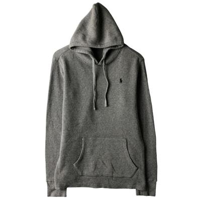 古着 ラルフローレン Ralph Lauren POLO RALPH LAUREN フード付き サーマルロンT ワッフル メンズM相当/eaa608364