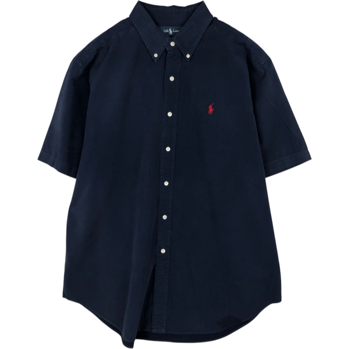 古着 ラルフローレン Ralph Lauren CLASSIC FIT クラシックフィット 半袖 ボタンダウンシャツ メンズXL相当/eaa674190