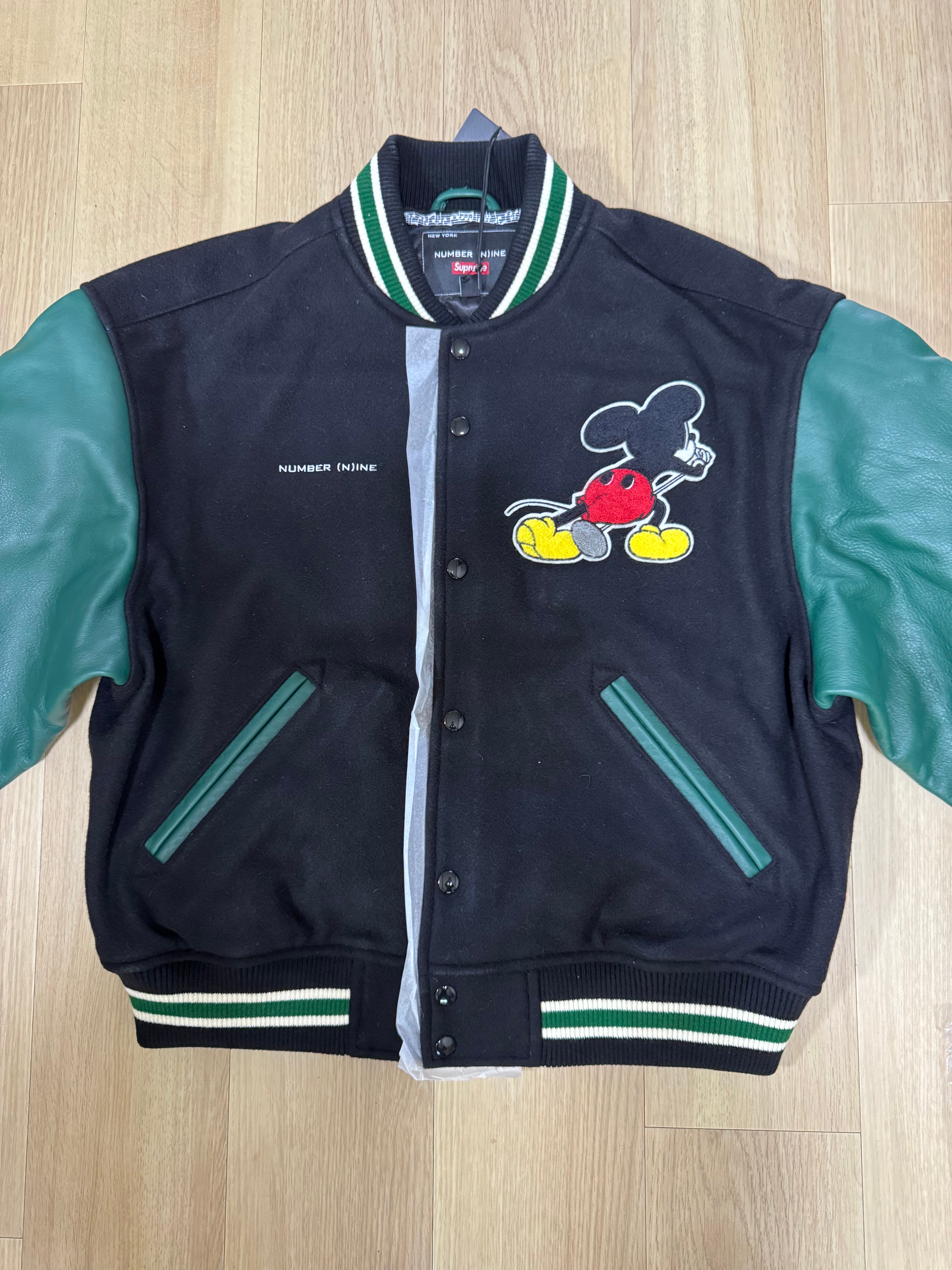 Supreme x Nike Leather Varsity Jacket 