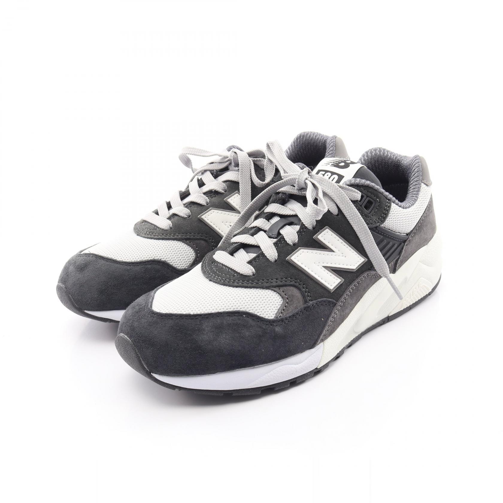 ニューバランス NEW BALANCE NEW BALANCE × COMME des GARCONS HOMME スニーカー 靴 スウェード ファブリック メンズ グレー系 / ホワイト系 【中古】