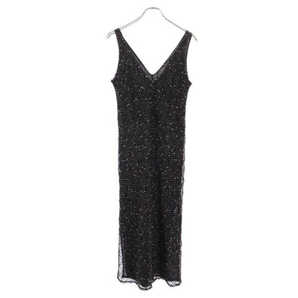 ZARA ノースリーブ サイドスリット ワンピース