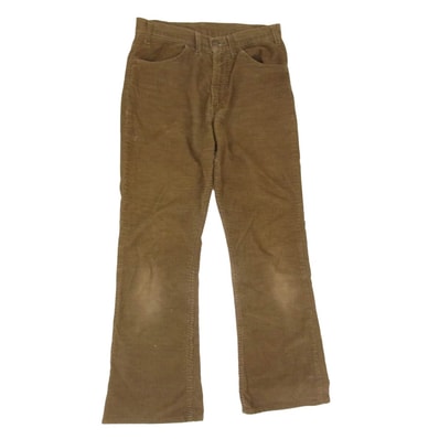 Levi's リーバイス 70s 646 42TALON コーデュロイ パンツ ブラウン系 30【中古】