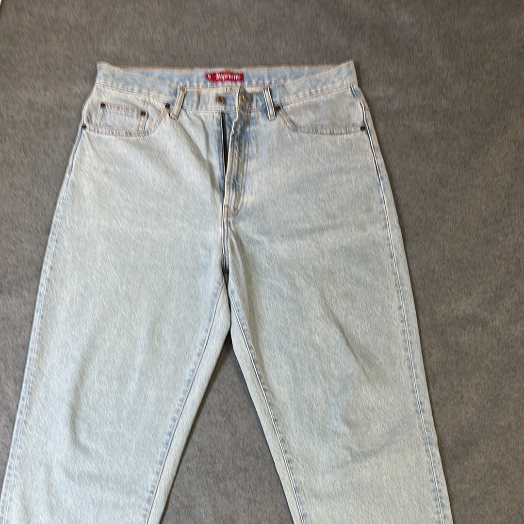 Supreme Baggy Jean "Light Washed Indigo" (25SS)